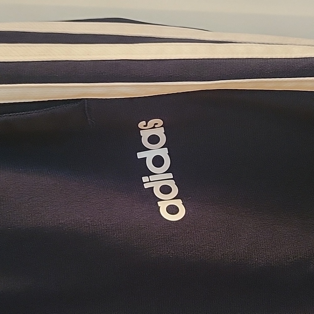 Adidas navy sweatpants medium - Picture 2 of 5